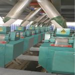 Double roll extruding granulator