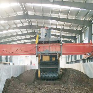 Chain plate tipping machine