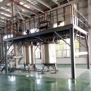 Urea formaldehyde coating process