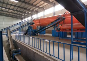 How to install and operate the disc tipping machine in the organic fertilizer production line