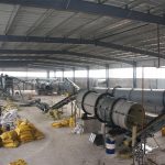 What mechanical equipment and working standards are included in the organic fertilizer production line